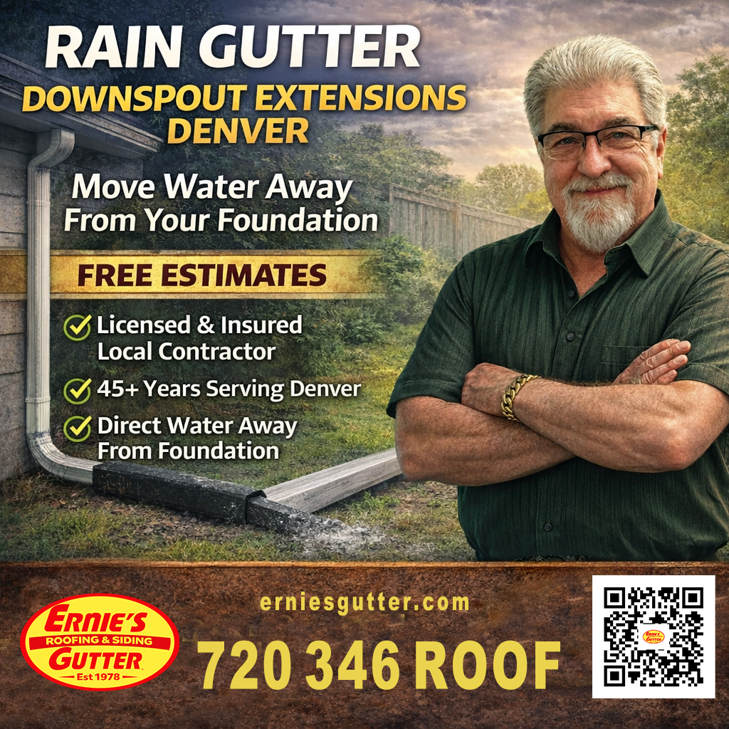 Replacement Gutters Denver downspout extensions and rain gutter service